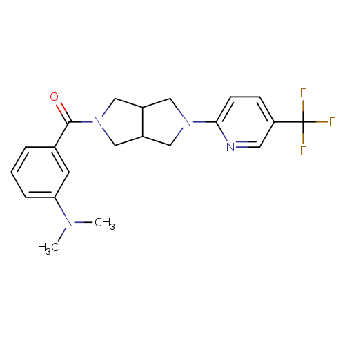 N,N-dimethyl-3-{5-[5-(trifluoromethyl)pyridin-2-yl]-octahydropyrrolo[3,4-c]pyrrole-2-carbonyl}aniline