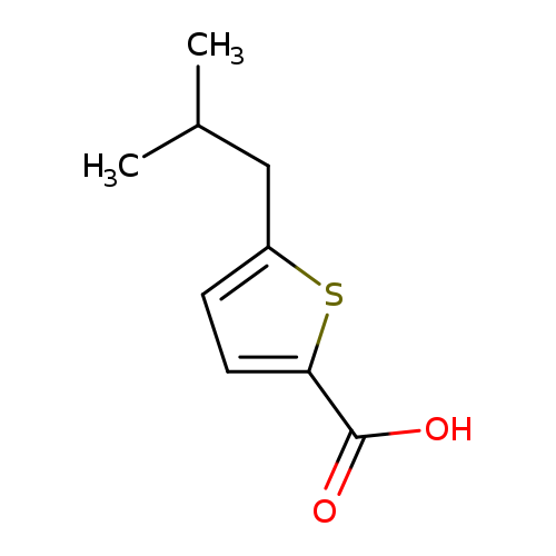 5-(2-methylpropyl)thiophene-2-carboxylic acid