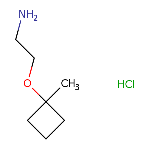 1-(2-Aminoethoxy)-1-methylcyclobutane hydrochloride