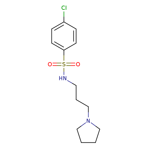 4-Chloro-N-(3-(pyrrolidin-1-yl)propyl)benzenesulfonamide