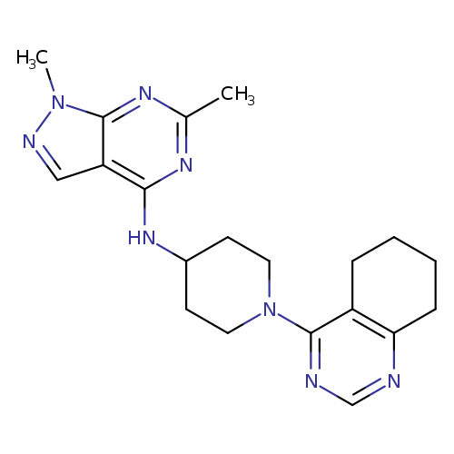 N-{1,6-dimethyl-1H-pyrazolo[3,4-d]pyrimidin-4-yl}-1-(5,6,7,8-tetrahydroquinazolin-4-yl)piperidin-4-amine
