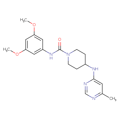 N-(3,5-dimethoxyphenyl)-4-[(6-methylpyrimidin-4-yl)amino]piperidine-1-carboxamide
