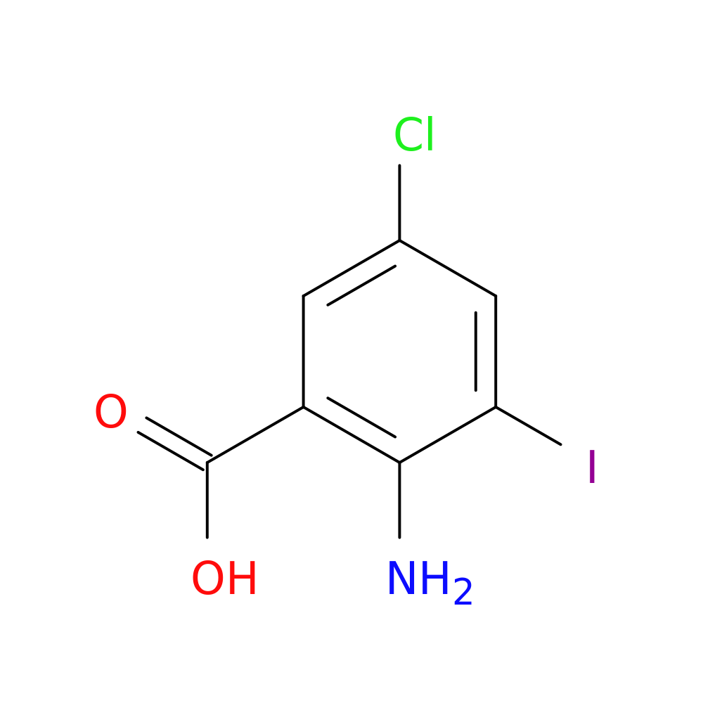 2-Amino-5-Chloro-3-Iodobenzoic Acid