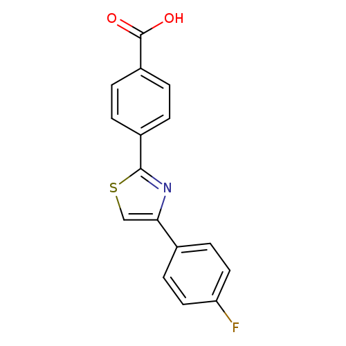 4-[4-(4-fluorophenyl)-1,3-thiazol-2-yl]benzoic acid