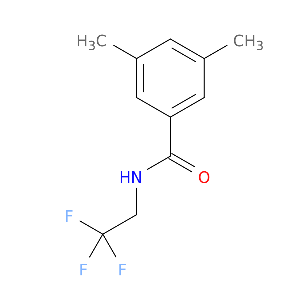 3,5-dimethyl-N-(2,2,2-trifluoroethyl)benzamide