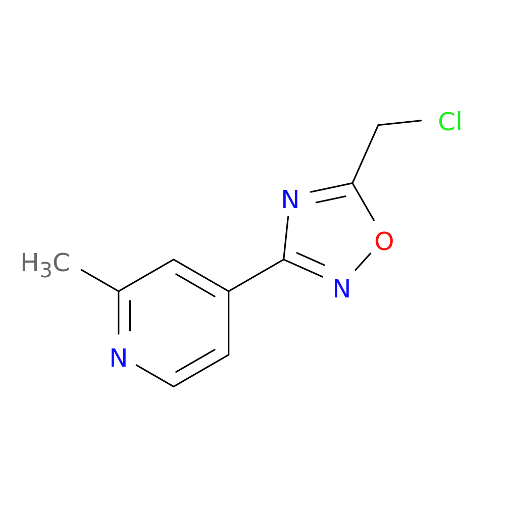 5-(Chloromethyl)-3-(2-methylpyridin-4-yl)-1,2,4-oxadiazole