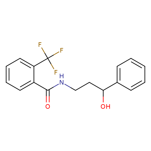 N-(3-hydroxy-3-phenylpropyl)-2-(trifluoromethyl)benzamide