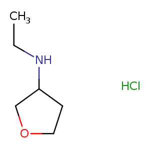 3-Furanamine, N-ethyltetrahydro-, hydrochloride (1:1)