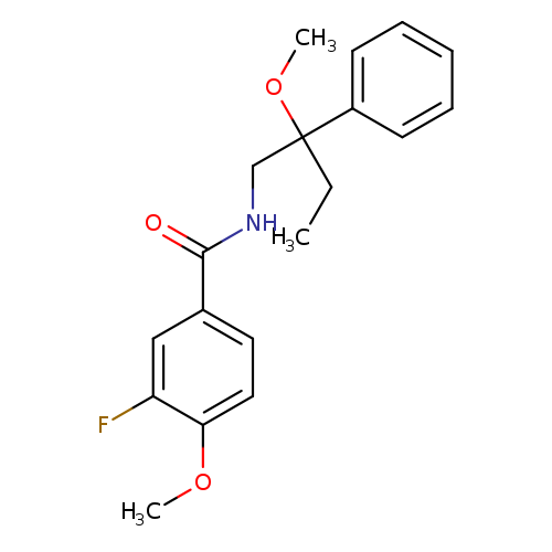 3-fluoro-4-methoxy-N-(2-methoxy-2-phenylbutyl)benzamide