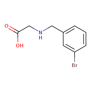 2-((3-Bromobenzyl)amino)acetic acid