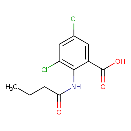 2-butanamido-3,5-dichlorobenzoic acid