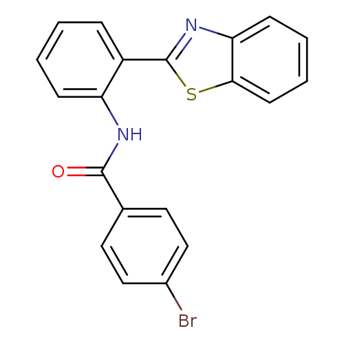 N-[2-(1,3-benzothiazol-2-yl)phenyl]-4-bromobenzamide