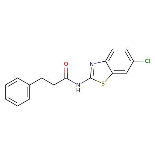 N-(6-chloro-1,3-benzothiazol-2-yl)-3-phenylpropanamide