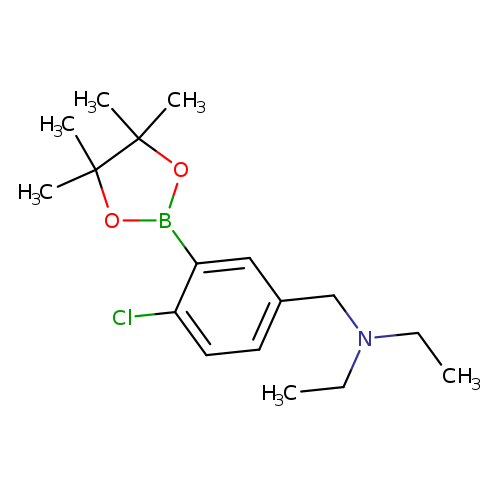 2-Chloro-5-(N,N-diethylaminomethyl)phenylboronic acid, pinacol ester