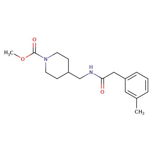 methyl 4-{[2-(3-methylphenyl)acetamido]methyl}piperidine-1-carboxylate