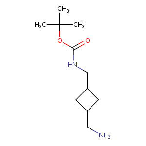 Carbamic acid, N-[[3-(aminomethyl)cyclobutyl]methyl]-, 1,1-dimethylethyl ester