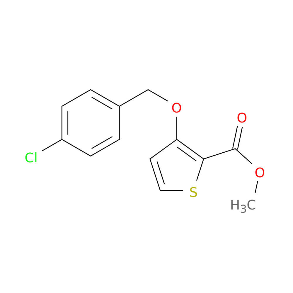 Methyl 3-((4-chlorobenzyl)oxy)thiophene-2-carboxylate
