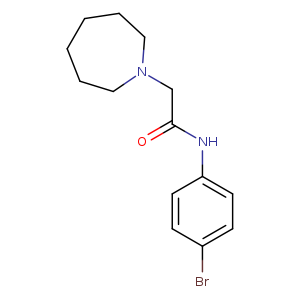 1H-Azepine-1-acetamide, N-(4-bromophenyl)hexahydro-