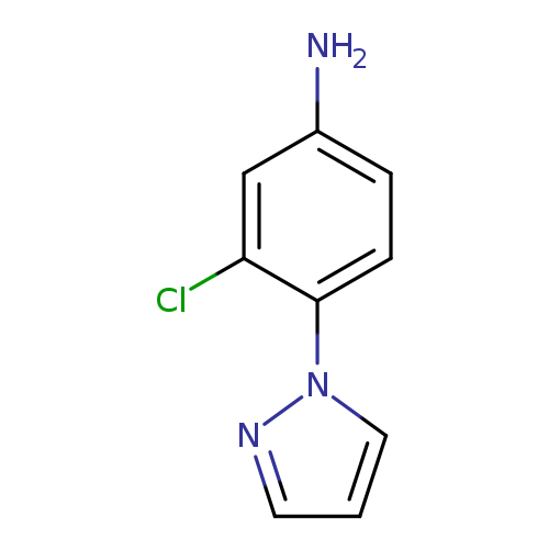 3-Chloro-4-(1H-pyrazol-1-yl)aniline