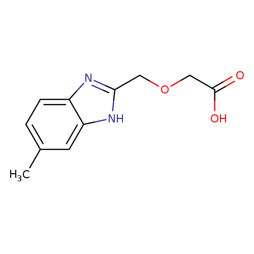 [(6-Methyl-1h-benzimidazol-2-yl)methoxy]acetic acid