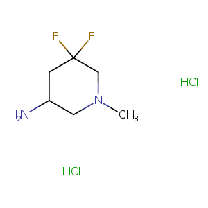 5,5-difluoro-1-methylpiperidin-3-aminedihydrochloride