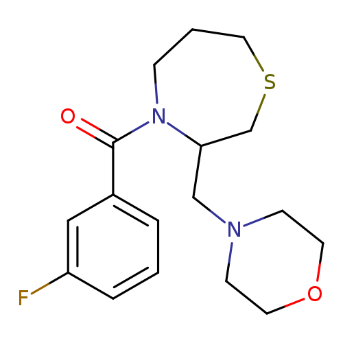 4-(3-fluorobenzoyl)-3-[(morpholin-4-yl)methyl]-1,4-thiazepane