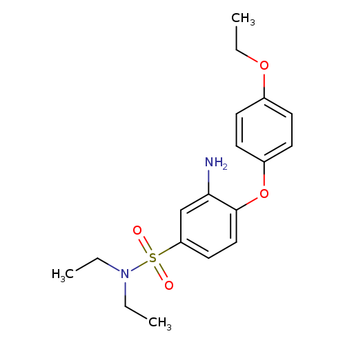 3-amino-4-(4-ethoxyphenoxy)-N,N-diethylbenzene-1-sulfonamide