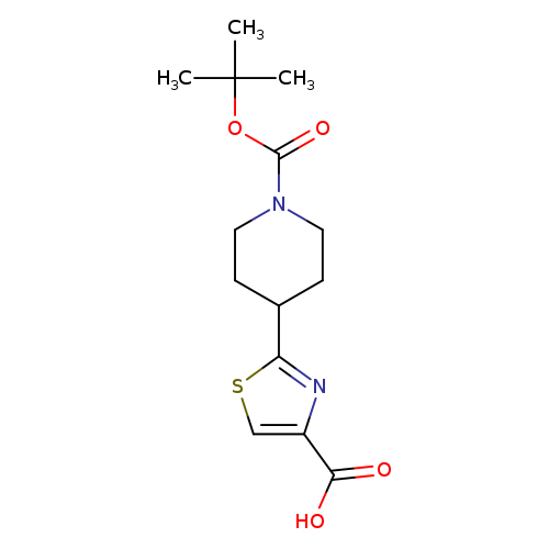 2-[1-(tert-Butoxycarbonyl)-4-piperidinyl]-1,3-thiazole-4-carboxylic acid