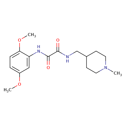 N-(2,5-dimethoxyphenyl)-N'-[(1-methylpiperidin-4-yl)methyl]ethanediamide