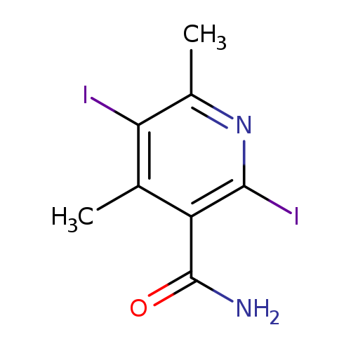 2,5-diiodo-4,6-dimethylpyridine-3-carboxamide