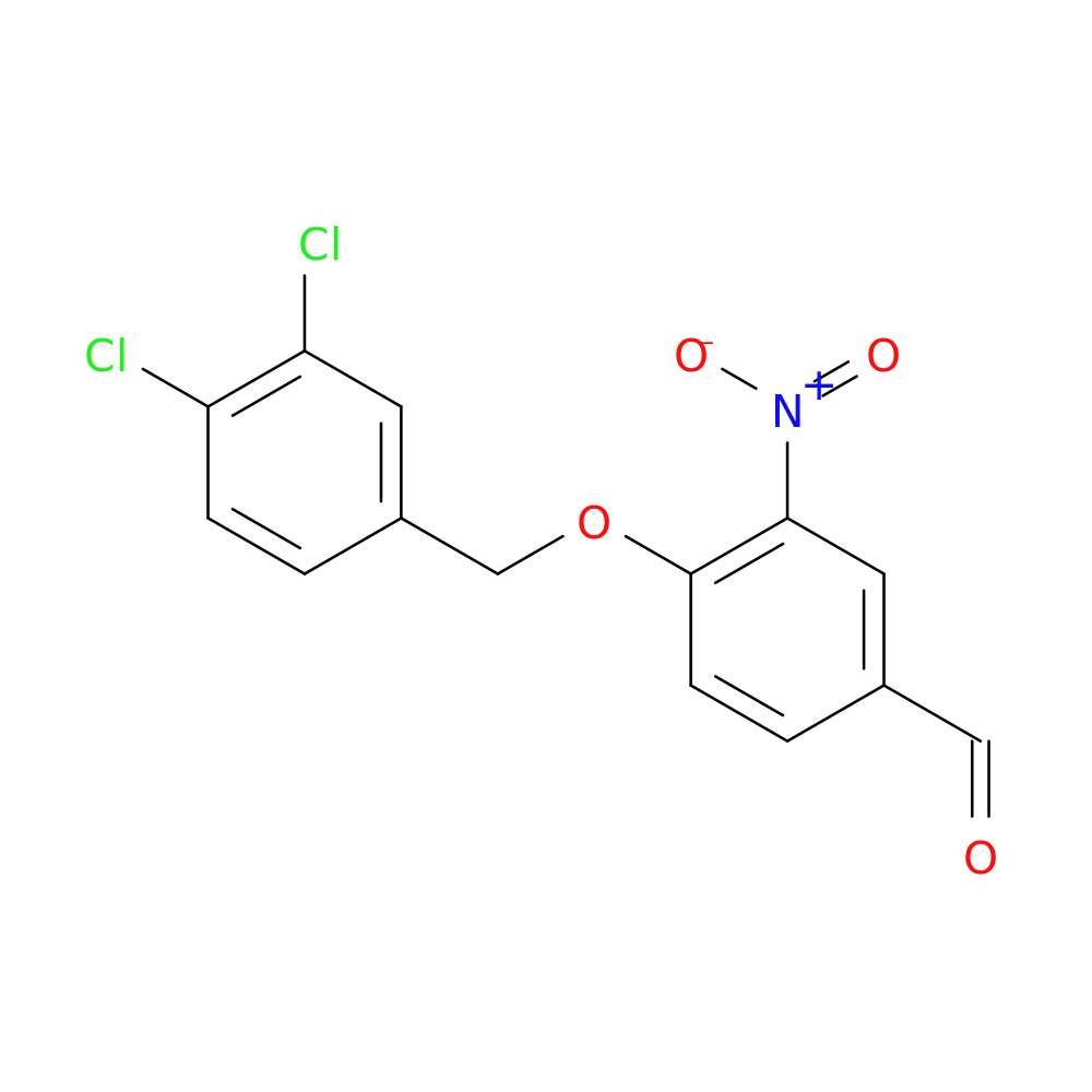 4-((3,4-Dichlorobenzyl)oxy)-3-nitrobenzaldehyde