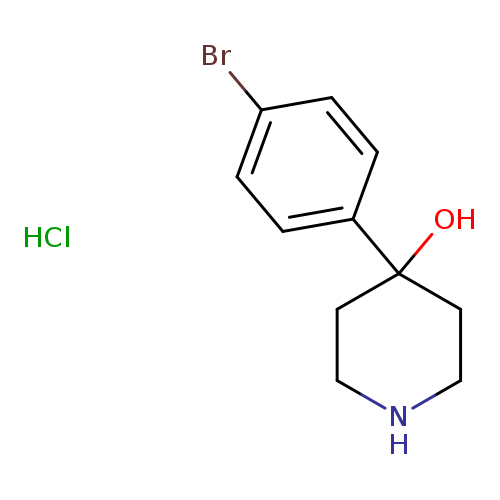 4-Piperidinol, 4-(4-broMophenyl)-, hydrochloride (1