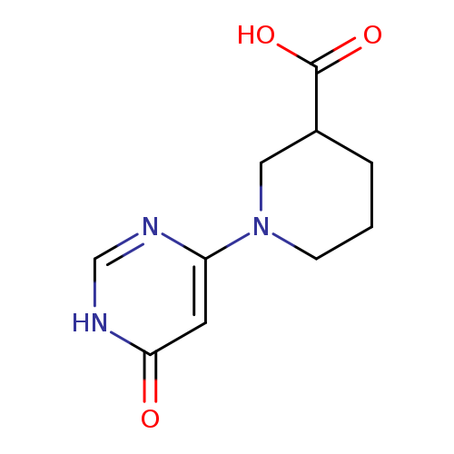 1-(6-oxo-1,6-dihydropyrimidin-4-yl)piperidine-3-carboxylicacid