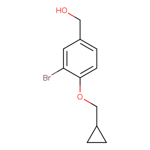 [3-Bromo-4-(cyclopropylmethoxy)phenyl]methanol