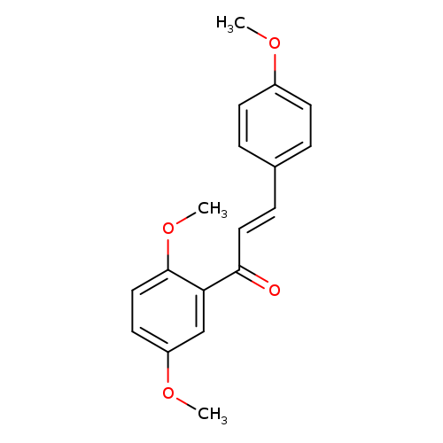 (2E)-1-(2,5-dimethoxyphenyl)-3-(4-methoxyphenyl)prop-2-en-1-one