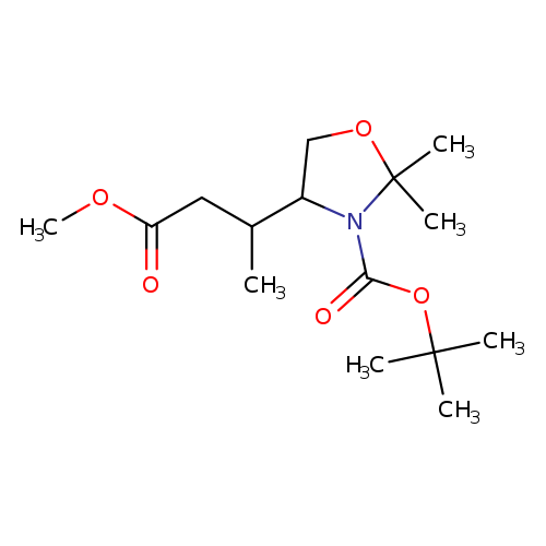 tert-butyl 4-(4-methoxy-4-oxobutan-2-yl)-2,2-dimethyl-1,3-oxazolidine-3-carboxylate