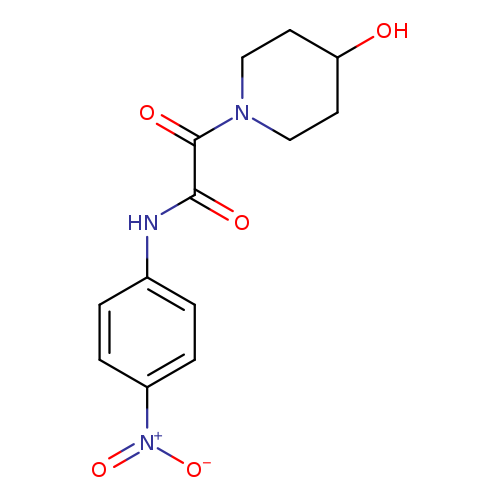 2-(4-hydroxypiperidin-1-yl)-N-(4-nitrophenyl)-2-oxoacetamide