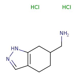 (4,5,6,7-tetrahydro-1H-indazol-6-yl)methanaminedihydrochloride
