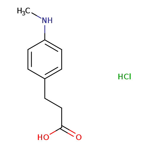 3-[4-(methylamino)phenyl]propanoic acid hydrochloride