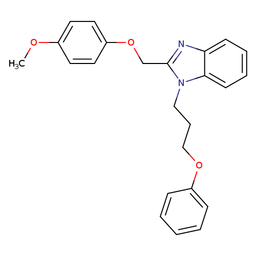 2-[(4-methoxyphenoxy)methyl]-1-(3-phenoxypropyl)-1H-1,3-benzodiazole