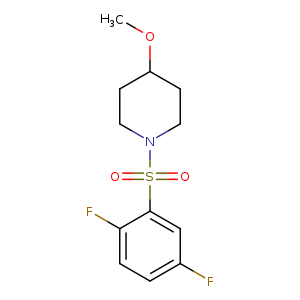 1-(2,5-difluorobenzenesulfonyl)-4-methoxypiperidine