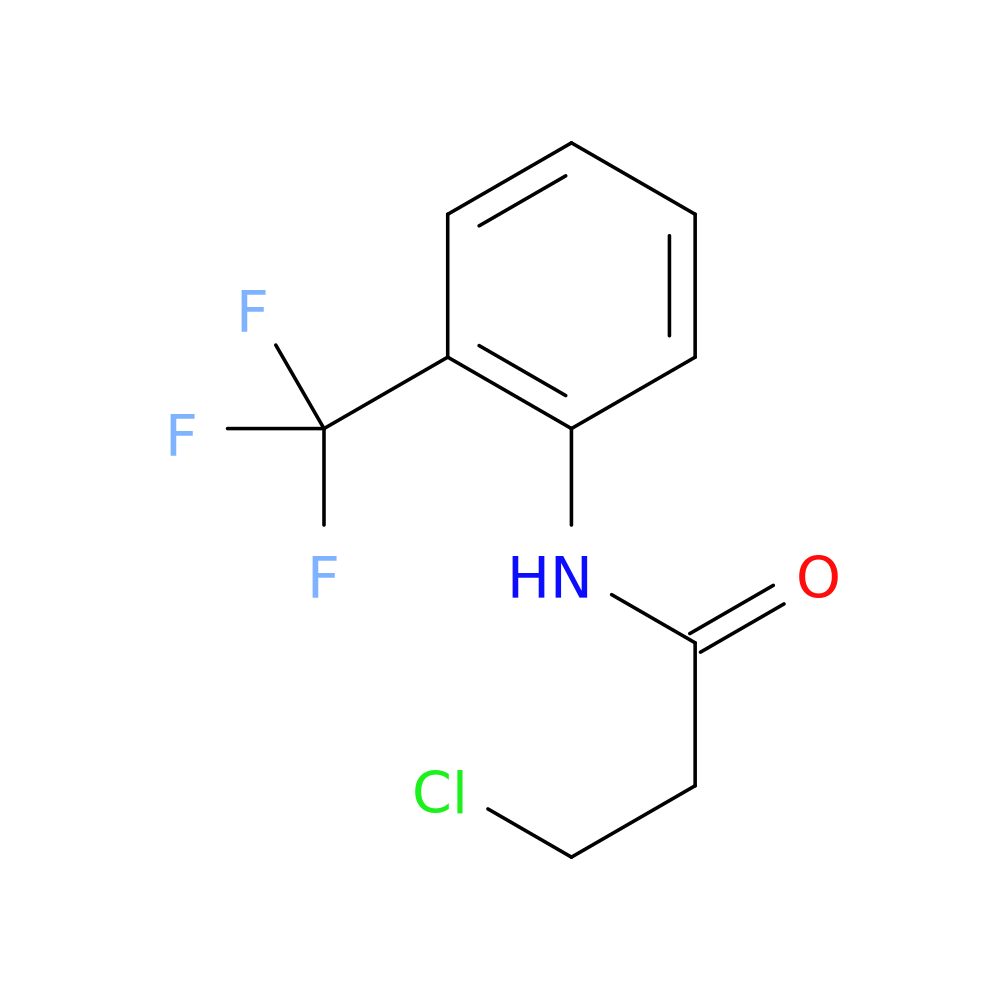 3-Chloro-N-(2-(trifluoromethyl)phenyl)propanamide