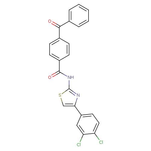 4-benzoyl-N-[4-(3,4-dichlorophenyl)-1,3-thiazol-2-yl]benzamide