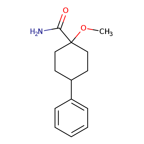 1-methoxy-4-phenylcyclohexane-1-carboxamide