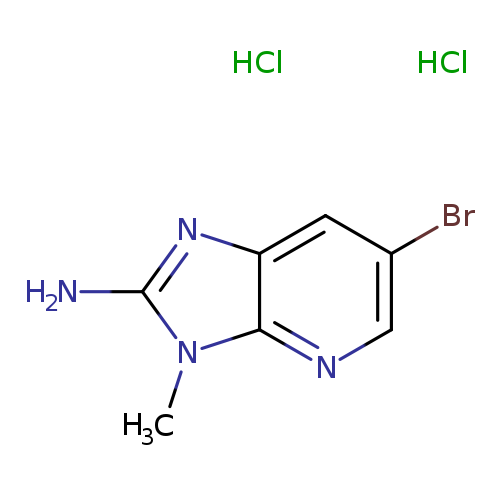 6-bromo-3-methyl-3H-imidazo[4,5-b]pyridin-2-amine dihydrochloride