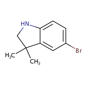 1H-Indole, 5-bromo-2,3-dihydro-3,3-dimethyl-