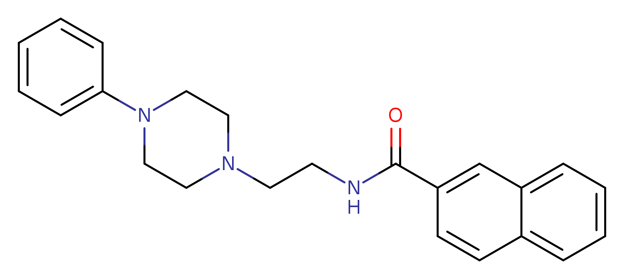 N-[2-(4-phenylpiperazin-1-yl)ethyl]naphthalene-2-carboxamide