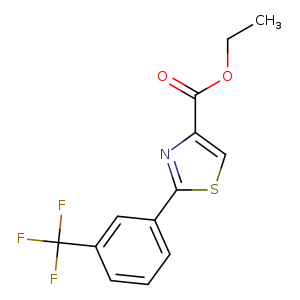 Ethyl 2-[3-(trifluoromethyl)phenyl]-1,3-thiazole-4-carboxylate