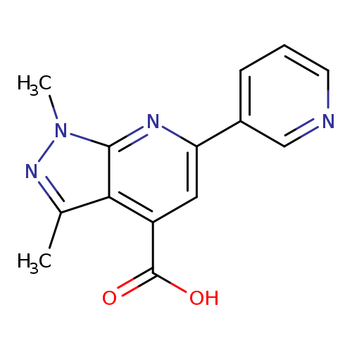 1,3-Dimethyl-6-(pyridin-3-yl)-1H-pyrazolo[3,4-b]pyridine-4-carboxylic acid