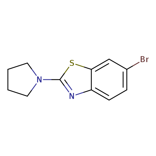 6-Bromo-2-pyrrolidin-1-yl-1,3-benzothiazole